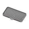 Large Silicone Soap Dish for Bathroom, Non- Draining Soap Holder with -Guided Design