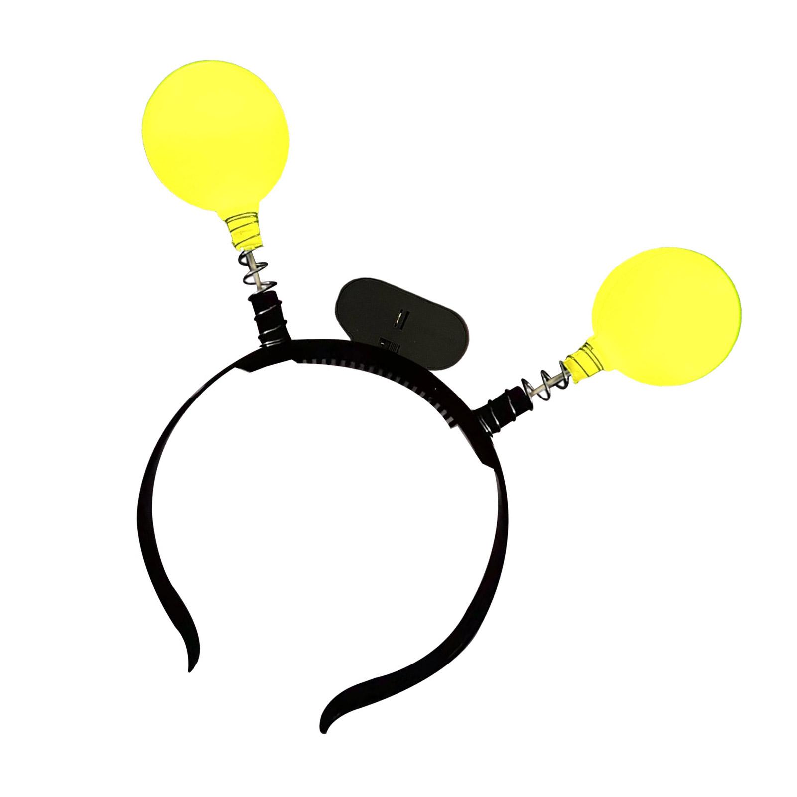 

Светящийся весенний ободок с полимерными шариками, на кнопочном элементе питания, весенние дизайны для детей, взрослых, фестивальные праздничные реквизиты жёлтый