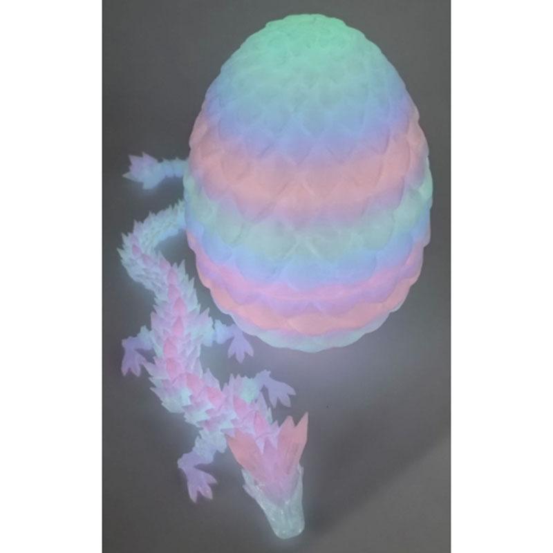 3D Imprimat Gem Dragon Articulat Rotativ 3D Dragon Jucărie Mystery Dragon Ouă Articulații Posibile Fidget Jucărie Surpriză Pentru Autism ADHD