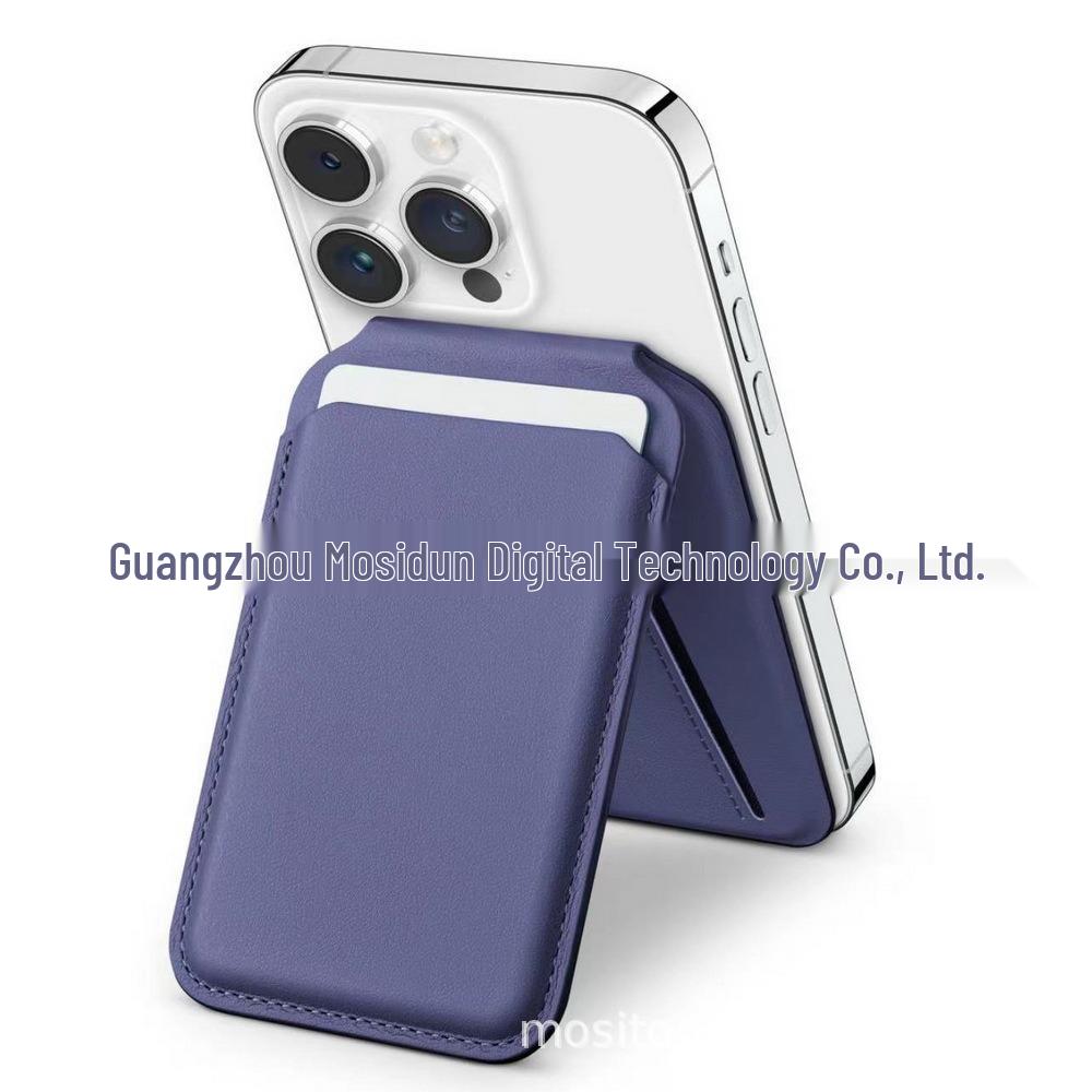 Apple iPhone 17 Series Magnetic Card Holder: MagSafe Hinge, Folding Rotating Stand, Card Sleeve.