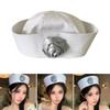 Spring Sunproof Sailor Hat Woman Commutes Captain Hat Camping Taking Photo Sailor Hat with Rose Decals for Girlfriend