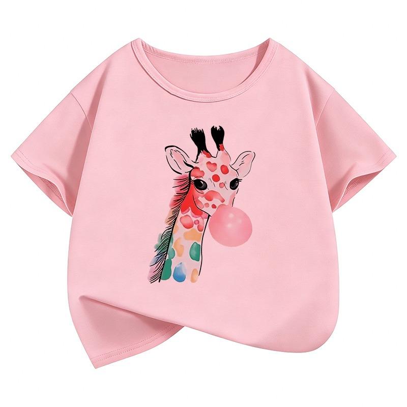 Funny Sushi Cat Food Design Printed T Shirts Short Sleeve Kids Children's T-shirt Boys Girls Summer Spring Cute Top Tee Shirt