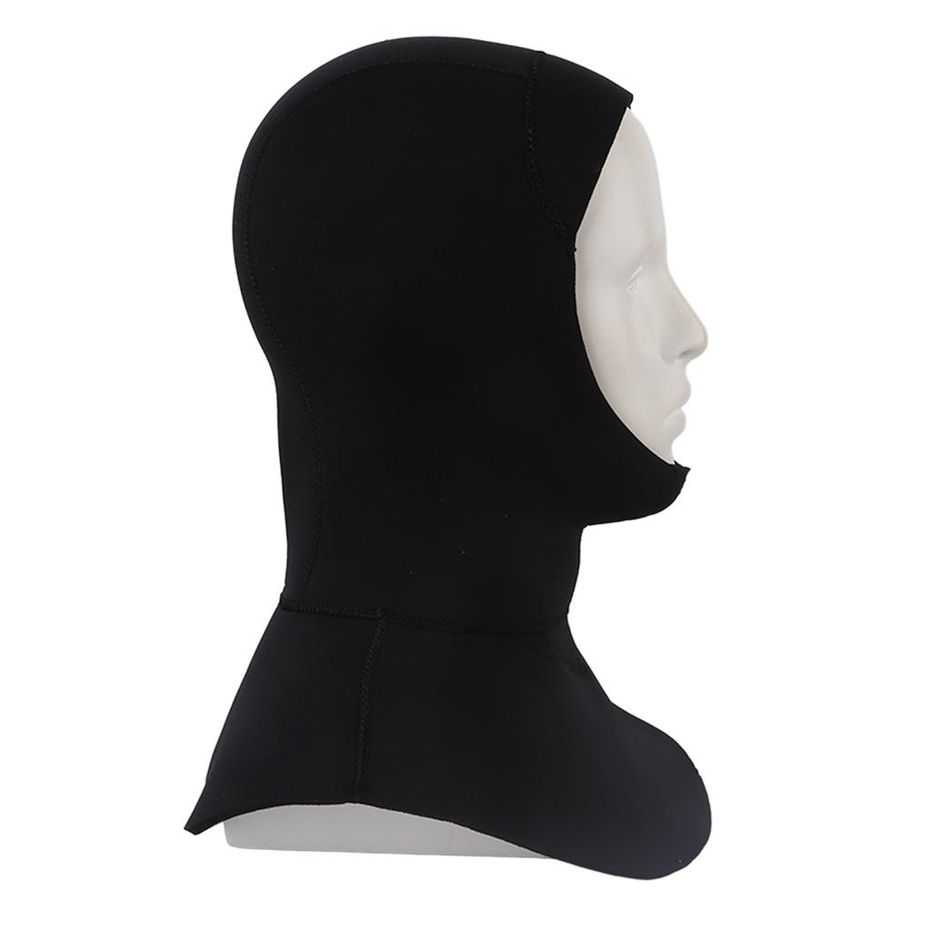 Diving Hood 5mm Neoprene Sun Protection Stretchy Quick Drying Thermal Wetsuit Hat for Men Women Swimming S/M