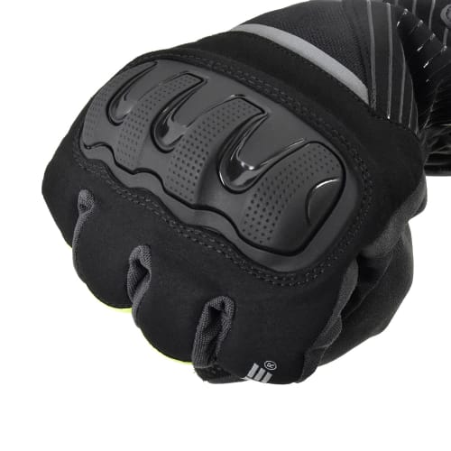 Komine GK-846 Protective Winter Gloves for Motorcycles Black/Red L