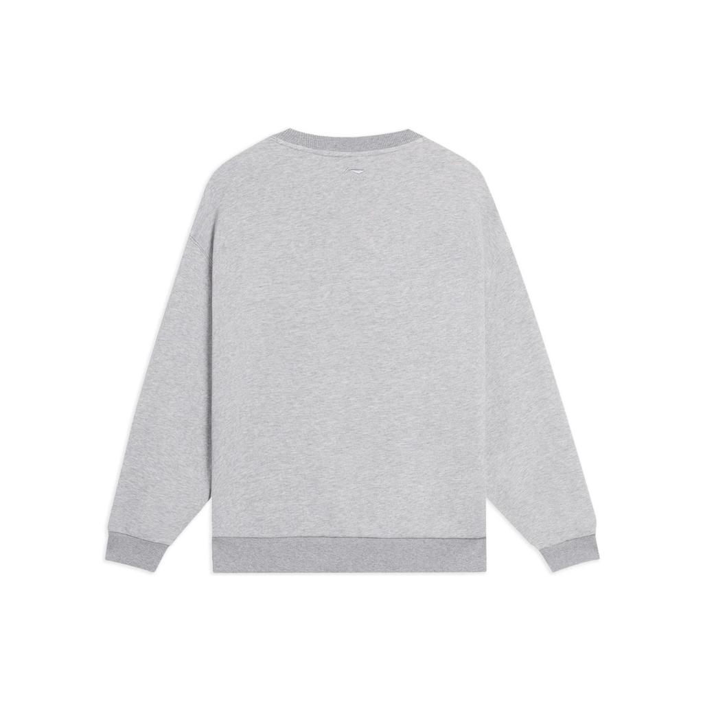 Li Ning Sports Life Collection Sweatshirt Unisex Gray AWDSF97-3