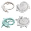 Silicone Dragon Crystal Mold Realistic Dragon Figurines Crafting Mould Animal Theme Epoxy Resin Molds for DIY Crafts