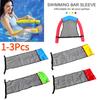 Swimming Pool Mat Inflatable Floating Ring Hammock Water Pool Mattress Float Lounger Toys Swimming Pool Chair Swim Ring Bed