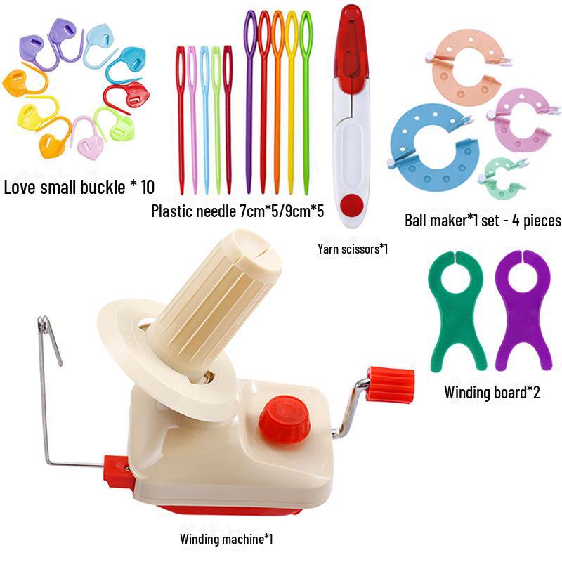 

Компактная ручная моталка для шерсти для домашнего использования