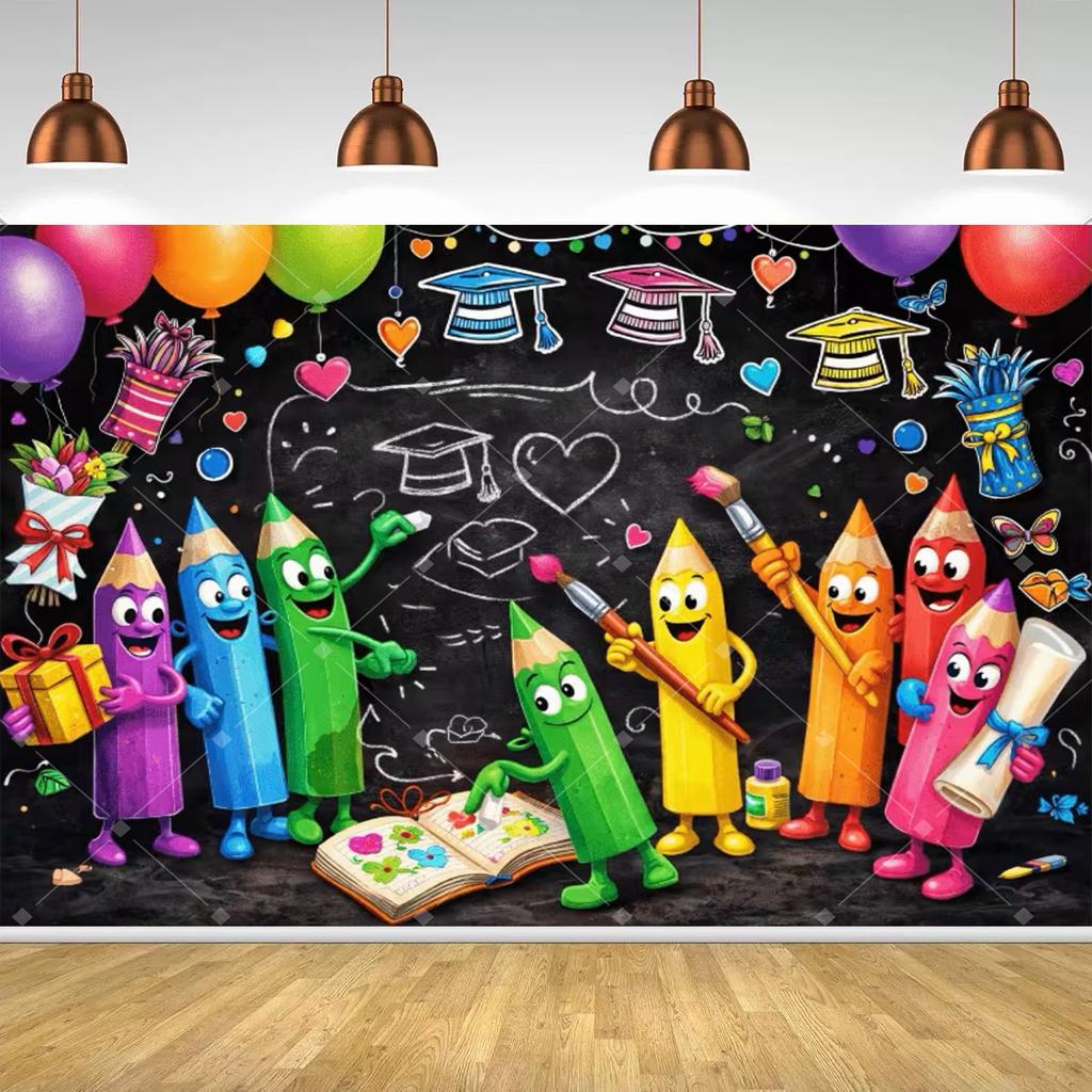 Kindergarten Graduation Photo Fund, Preschool Graduation Celebration Banner for Children, Children's Graduation Photo Decoration.