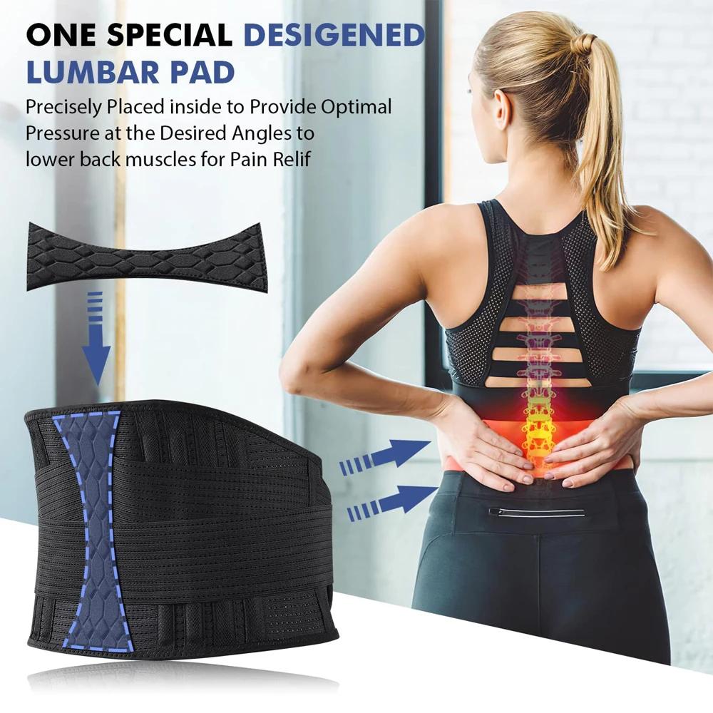 1pcs Waist Lower Back Support Belt for Men and Women Who Lift The Intervertebral Sciatica