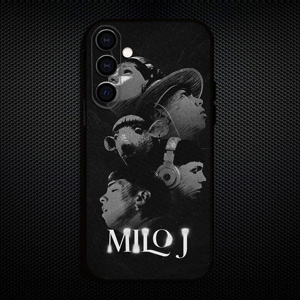 Singer M-Milo J Phone Case For Samsung Galaxy A13,A21s,A22,A31,A32,A52,A53,A71,A80,Soft Black Shell