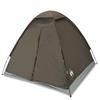 Dome Camping Tent for 4 Persons Brown Waterproof
