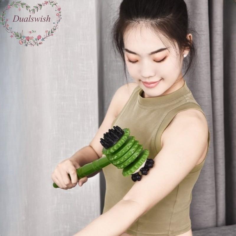Double Sided Multifunctional Meridian Tapping Massage Hammer Back Shoulder Full Body Tapping Handheld Relaxation Back Tapping Massage Hammer