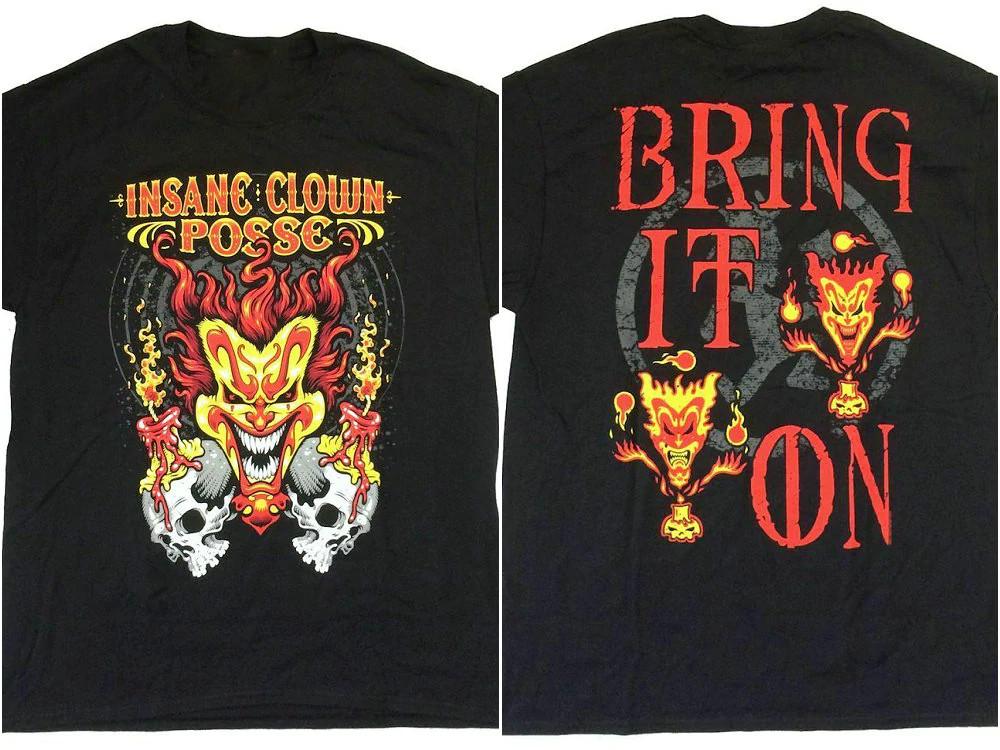 INSANE CLOWN POSSE BRING IT ON JOKER BLACK T SHIRT Unisex T-Shirt XXXXL