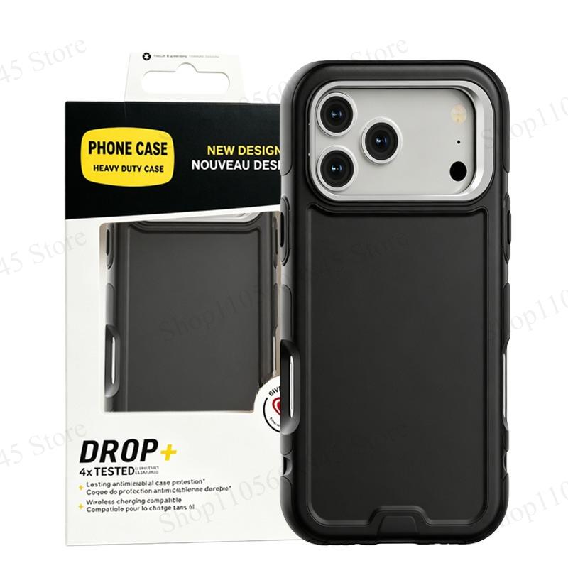 Ott Box Heavy Duty Defender Armor Phone Case for IPhone 18 17 16 15 14 13 12 Pro Max 16 15 14Plus PC+TPU Magnetic Shockproof Anti Scratch Protect Case