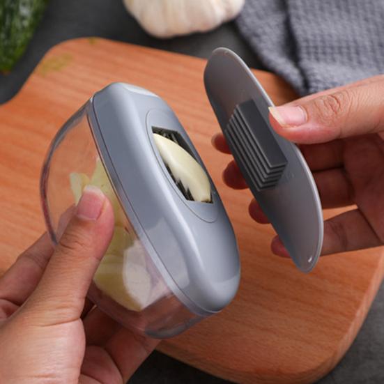 Garlic Smasher 2-in-1 Manual Pressing Detachable Small Household Garlic Smasher for Kitchen