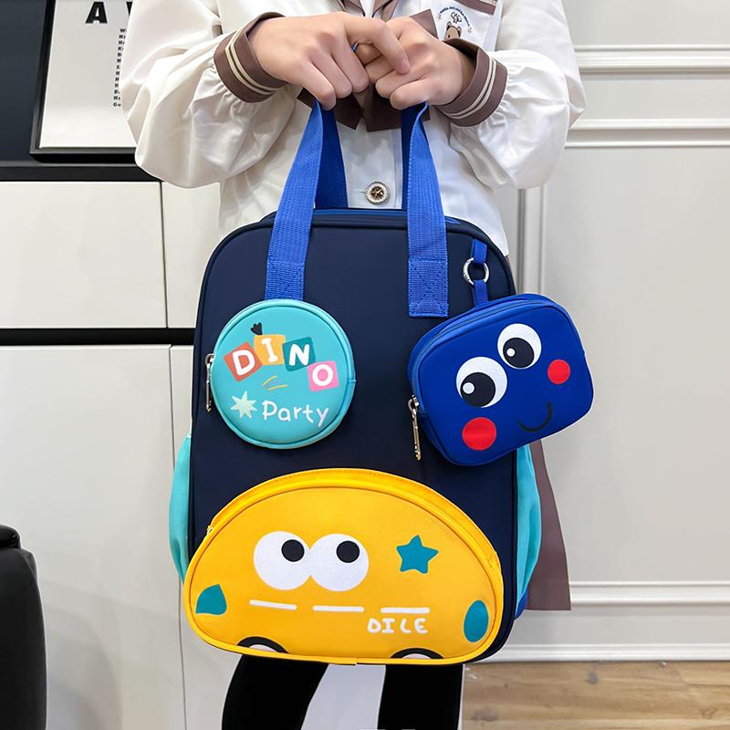 Large Capacity Children's Backpack Fashion Cartoon Personality Back-to-School Season Shoulder Bag