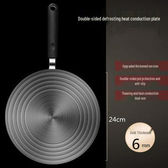 Premium Heat-Conducting Anti-Burn Plate for Quick Defrosting and Stove Protection