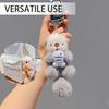 Cute Sea Otter Plush Keychain Soft Stuffed Animal Key Ring Kawaii Bag Charm Backpack Pendant for Women Girls Kids Gift