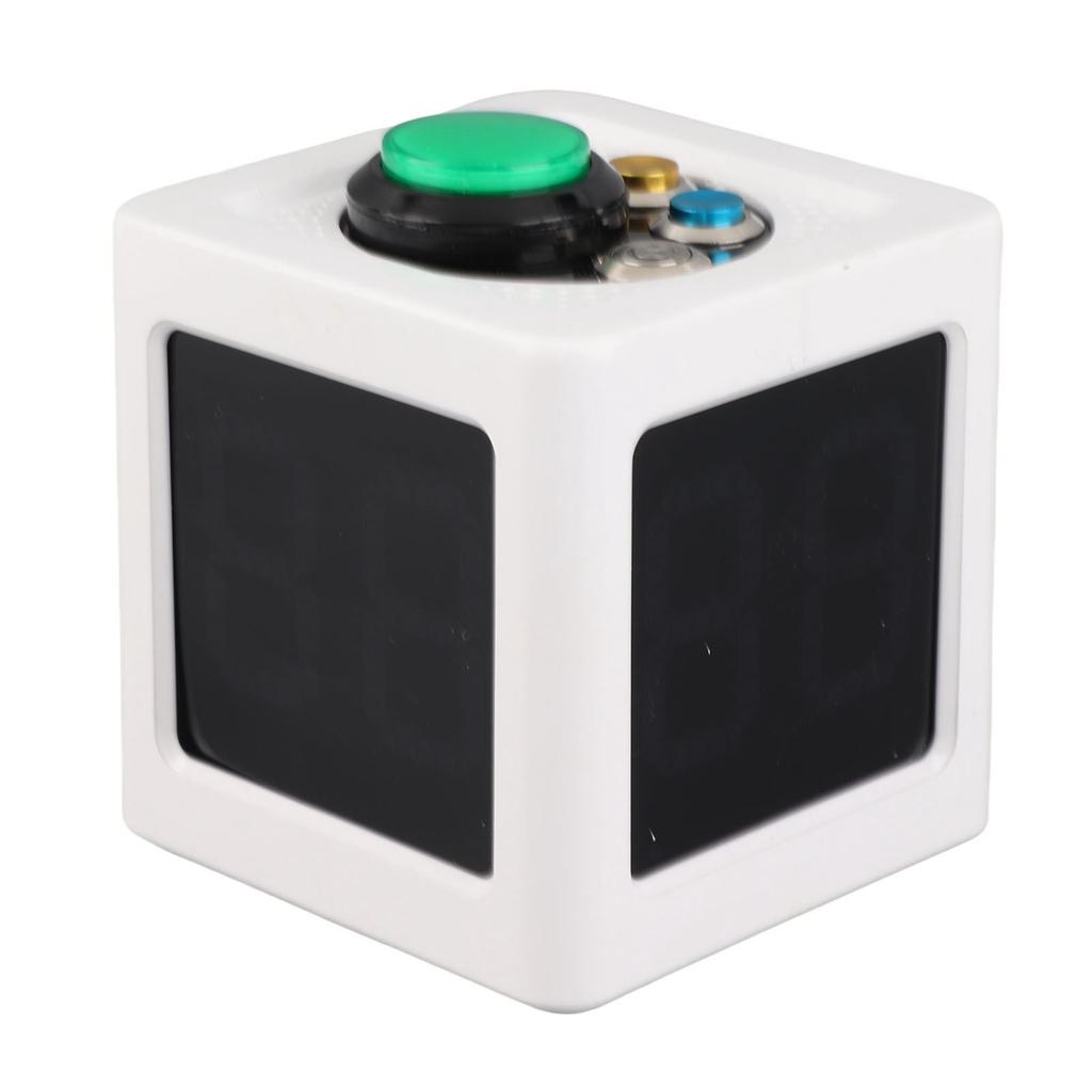 Cube Timer 1.4in 4 Sided Digital Shot Countdown Stopwatch for Private Poker Chess Casinos