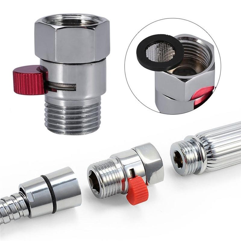 G1/2" Shut OFF Valve Straight Through Valve Sprinkler Shower Head Quick Switch