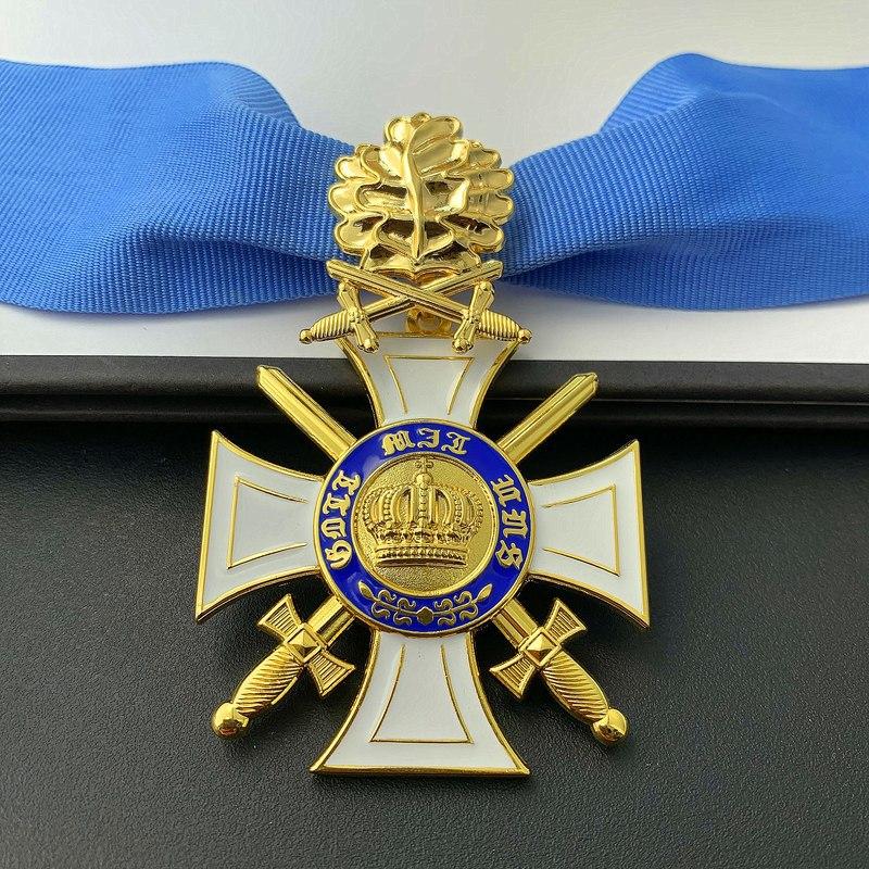 Medalha Prussiana, Classe de Cavaleiro, Coroa, Insígnia da Cruz, Medalha Alemã, Medalha Comemorativa Estrangeira, Colar, Broche, Presente de Natal, Enchimento de meias
