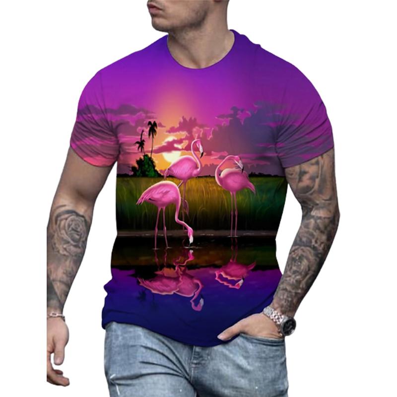 Neue Sommer Herrenmode T-shirt Persönlichkeit Funkelnden Sternenlicht Gedruckt männer T-shirt Top