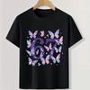 Butterfly Six Seven Print Children Tshirts Summer Girls Casual Fashion Funny Tops Kids Colorful Crew Neck Short Sleeve Tees