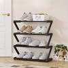 4-Layer Z-Rack: Hands-Assembly Without Tools, Expandable Stacking System! for Dorms/Classrooms. Pair with Christmas Socks