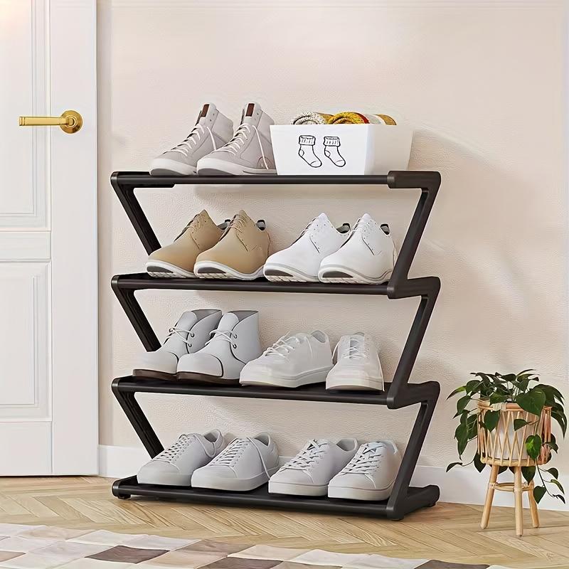 4-Layer Z-Rack: Hands-Assembly Without Tools, Expandable Stacking System! for Dorms/Classrooms. Pair with Christmas Socks