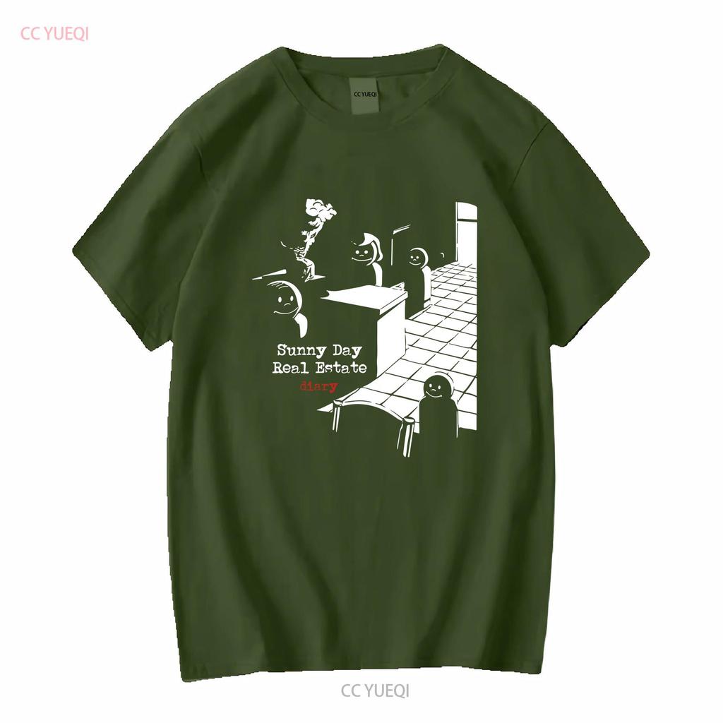 BEST TO BUY Sunny Day Real Estate Diary White Music S 5XL T Shirt long or short sleeves vintage Washed Soft Unisex Versatile