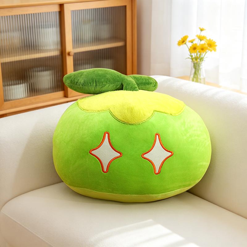 Nieuwe Genshin Impact Slijm Pluche Kussen Zacht Gevuld Elementaal Slijm Poppetje Schattig Anime Kussen Speelgoed Verjaardagscadeau Huisdecoratie 25cm