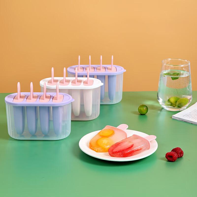 

Meiliya Double-Layer 4-Grid Ice Pop Molds