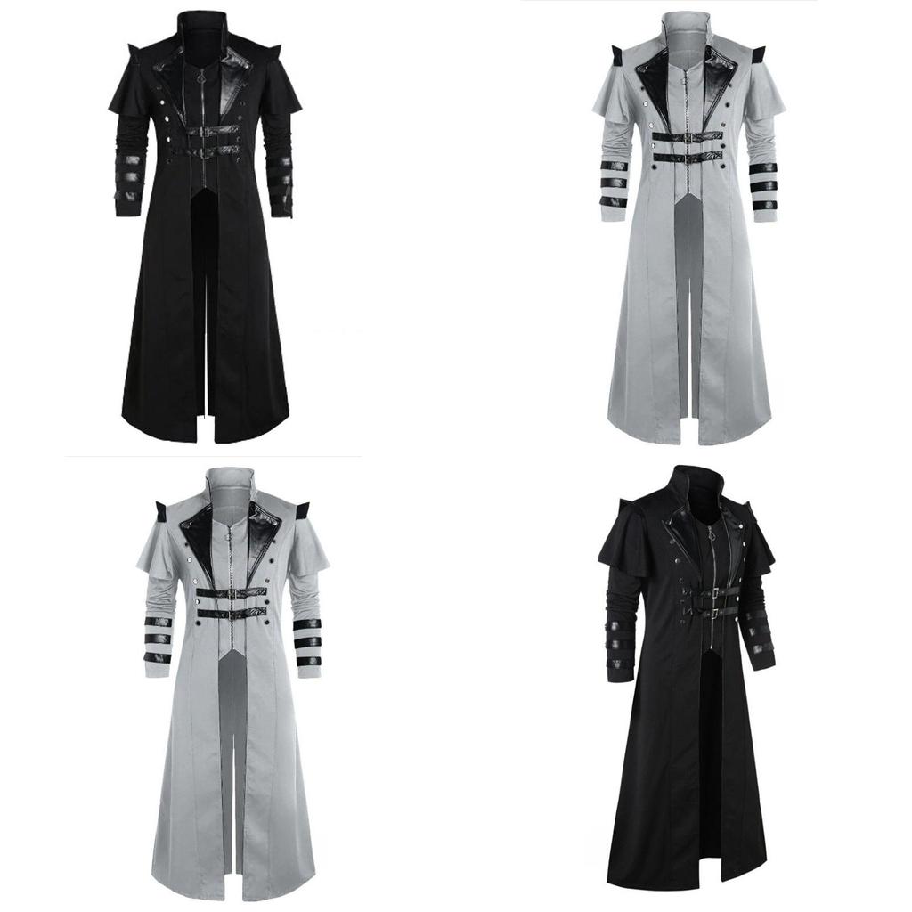 Mittelalterlicher Renaissance-Punk-Mantel für Bühnenauftritte und Fotografie