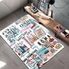 Travel destinations and iconic landmarks carpet Yoga living room room decor children's crawling mat doormat area rug
