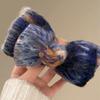 Bow Shaped Meatball Head Grab Clip Women's High-end Shark Clip New Unique and Beautiful Hairclip Fashion Hair Accessory Autumn