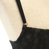 Unused Lily Brown Lace Pattern Corset Style Bustier S Black Women Used