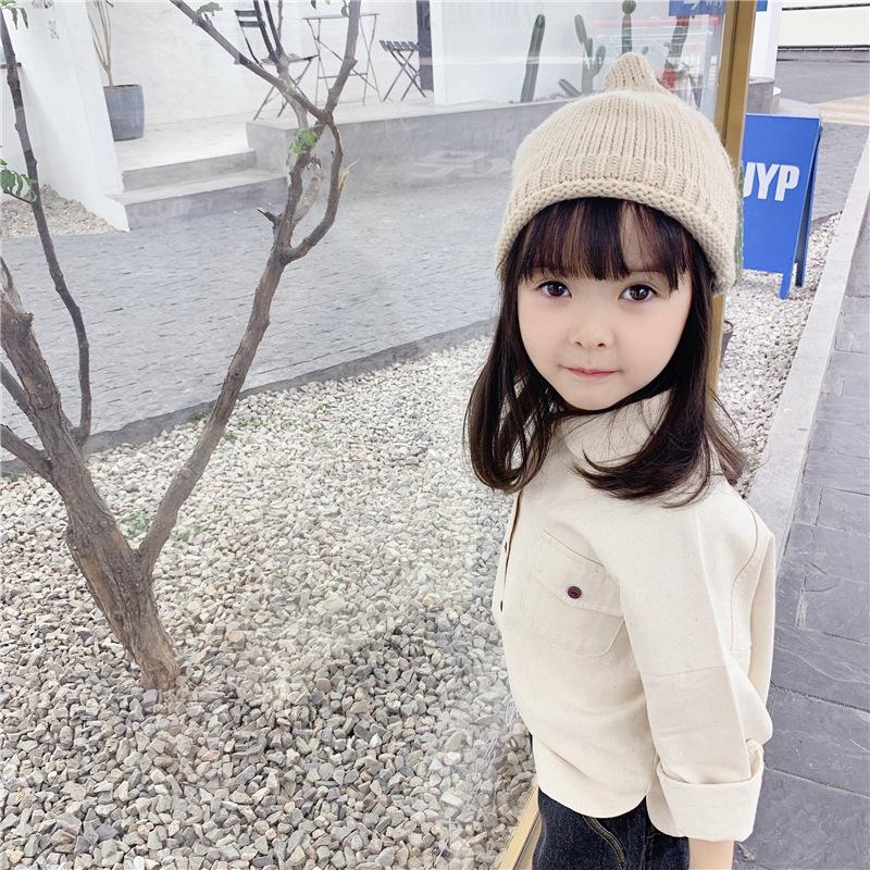 2022 Children's Clothing Spring New Girls Korean Spring Embroidered Shirts Spring Shirts