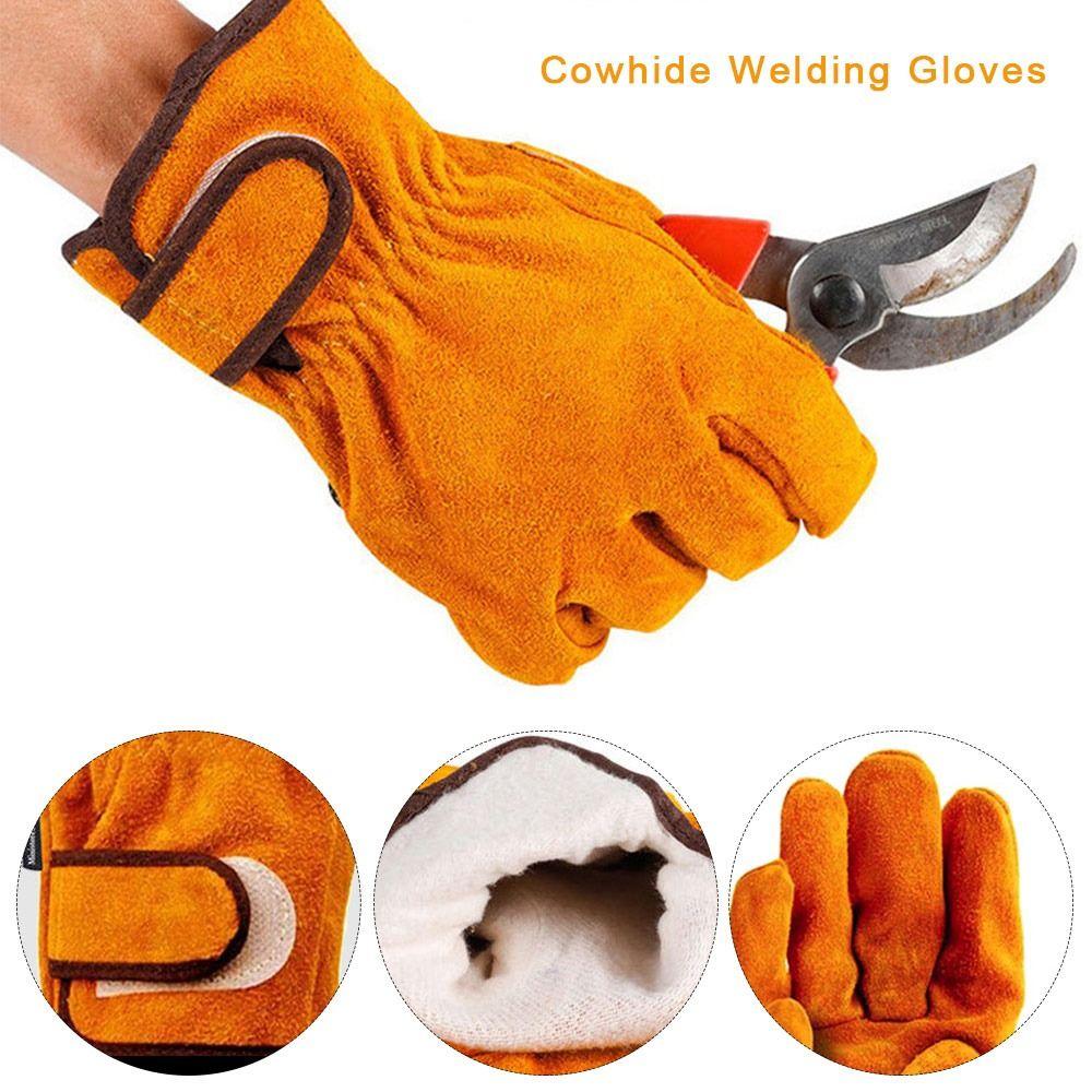 Wear-resistant Leather Working Gloves Non-Slip Safety Gloves Safety Protection