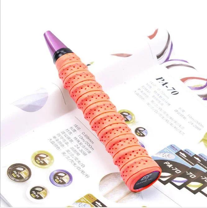 10 buc respirabil 0,75 mm benzi de sudoare pentru racheta de tenis, bandă de prindere anti-alunecare perforată absorbantă, bandă de mâner pentru badminton, suprapuneri