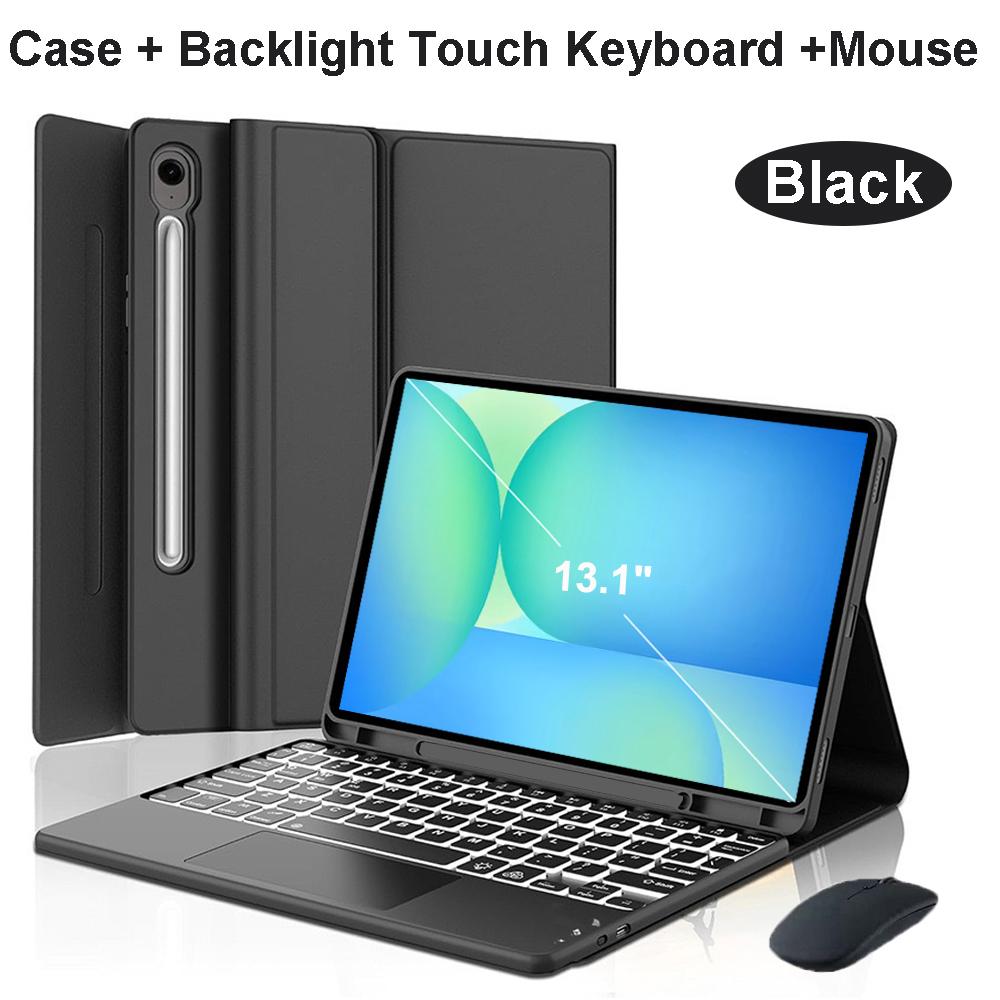 Case for Samsung Galaxy Tab S10 FE Plus 13.1 Inch,Detachable Bluetooth Keyboard Cover for Samsung Tab S10 FE+ 13.1 SM-X620/626B