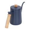 Kaffee Übergießen Wasserkocher 600ml 304 Edelstahl Schwanenhals Auslauf Holz Griff Schwanenhals Wasserkocher für