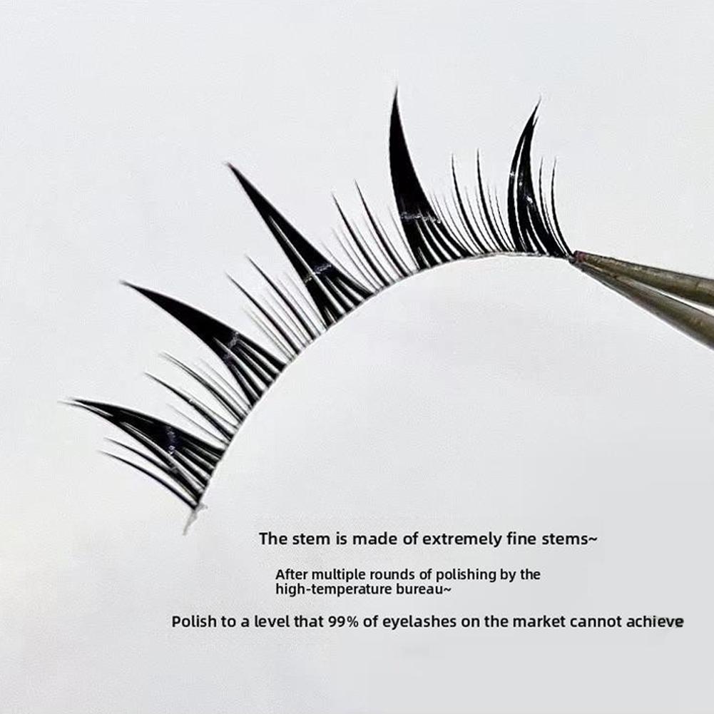 Małe Diabeł Wróżka Manga Rzęsy Sztuczne Rzęsy Krzyżowe Przedłużanie Rzęs Messy 5 par Makijaż Natura A4W9