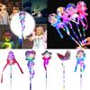 Light Led Up Sticks Toy Christmas Tree Pentagram Princess Flash Wand Prop Party