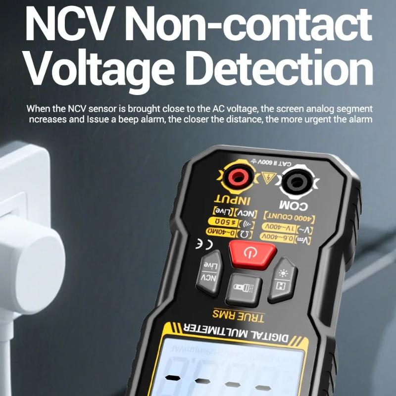 2026 ANENG M127 Intelligent Digital Multimeter PT1005B Test Leads Probe AC/DC Voltage Resistance Tester 1000V 10A Universal Needle Tip Diagnosis Tools