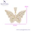 X000687475 XUPING Jewelry Realistic Butterfly Pendant Fashion Gold Plated Pendant for Necklace Jewelry