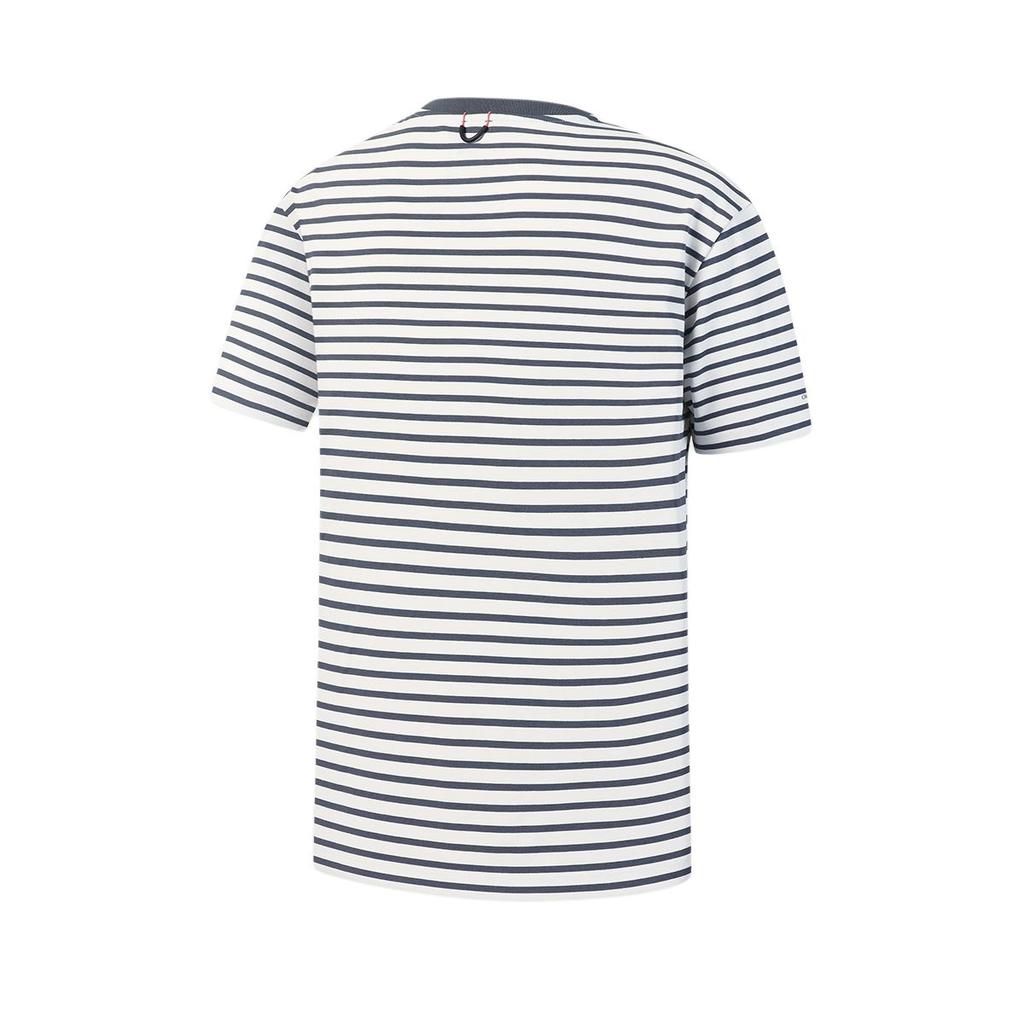 Fila Explore Fashion Outdoor Loose Striped Short Sleeve T-Shirt Men Tops A11M627102F-DY