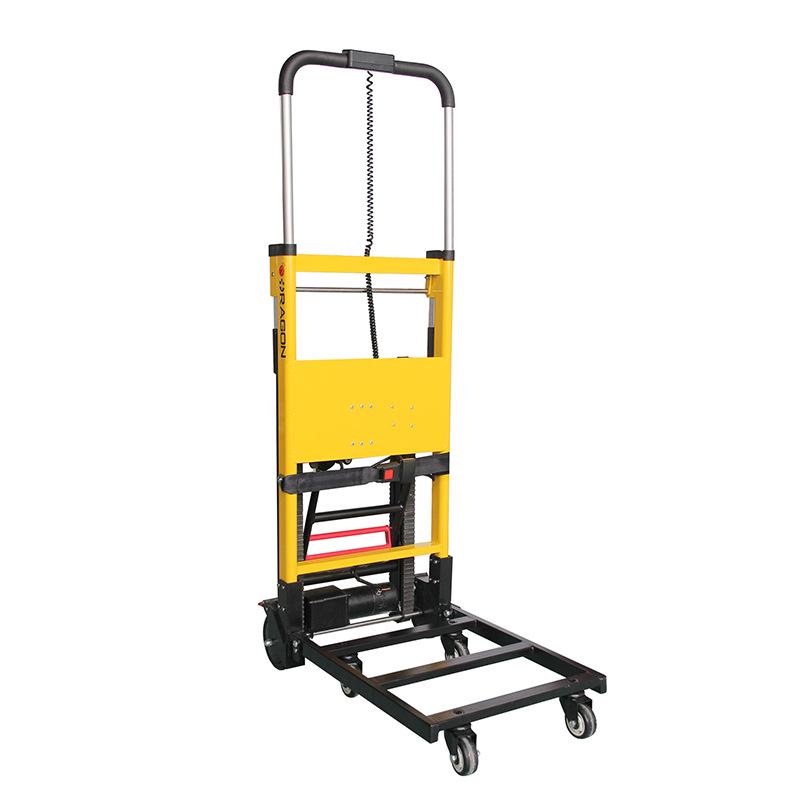 Electric Stair Climbing Cargo Lifter - Folding Cart for Transporting Building Materials and Goods