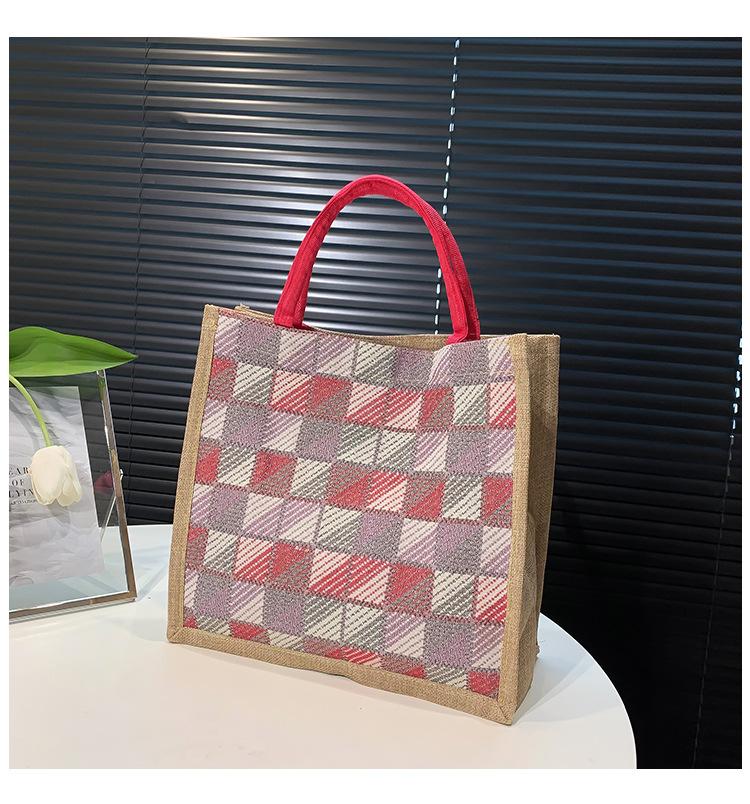 

Вместительные сумки для покупок для новых модных студенток колледжа на занятиях Сумки-тоут на одно плечо для женщин красный