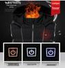 Plus-Size Intelligent Temperature Control Heating Vest with Nine Heating Zones